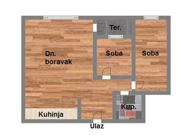 Dvoiposoban stan, Novi Sad, prodaja, 59m2, 126430e, id1019032